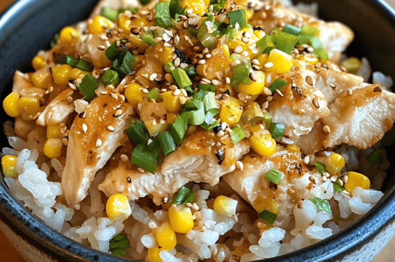 Easy Street Corn Chicken Rice Bowl