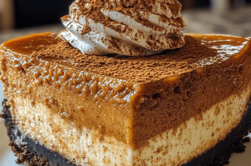 Easy Pumpkin Spice Cheesecake