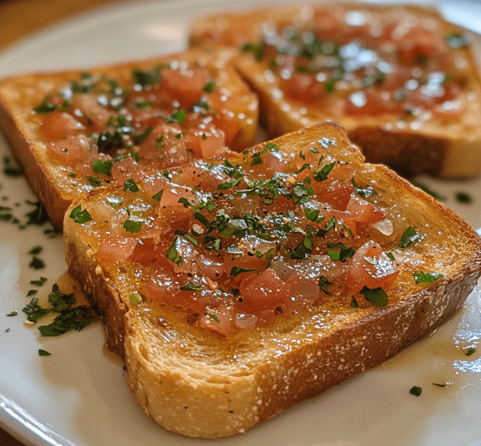 A slice of slow-cooked French toast topped with powdered sugar, fresh berries, and a drizzle of maple syrup, served on a rustic plate.