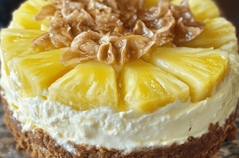 Pineapple Heaven Cheesecake: A Tropical Delight You’ll Love