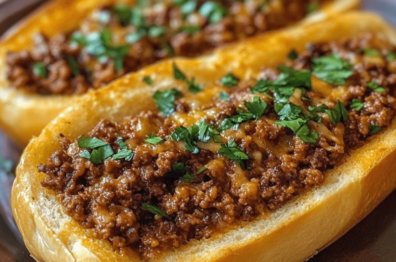 Easy Italian Garlic Bread Sloppy Joes for a Crowd-Pleasing Meal