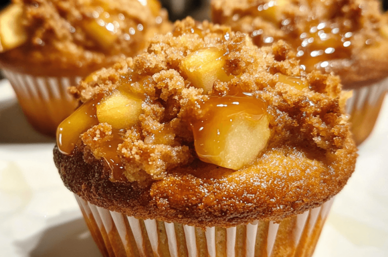 The Best Luscious Caramel Apple Muffins You’ll Ever Taste