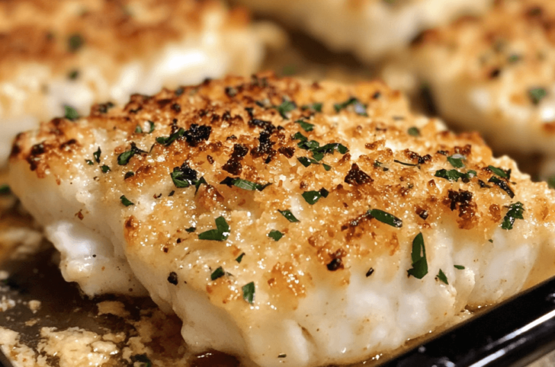 Crispy Baked Cod with Parmesan Crust: A Simple and Delicious Recipe