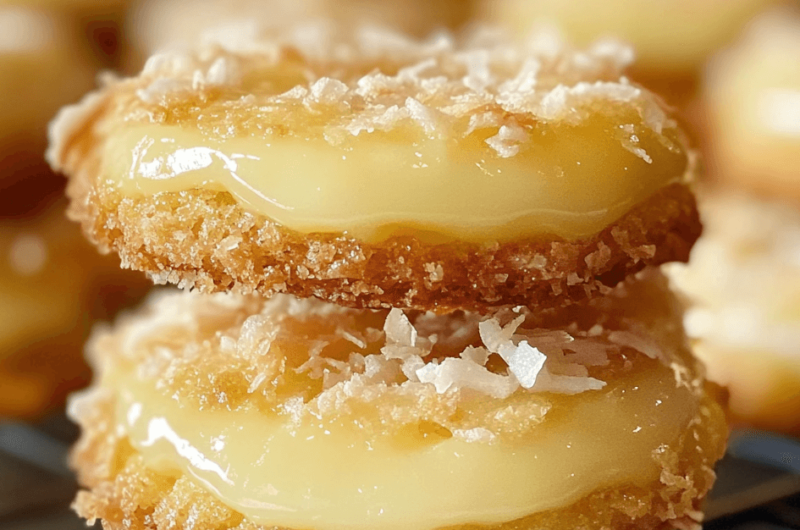 The Best Heavenly Coconut Lemon Curd Cookies You'll Ever Taste