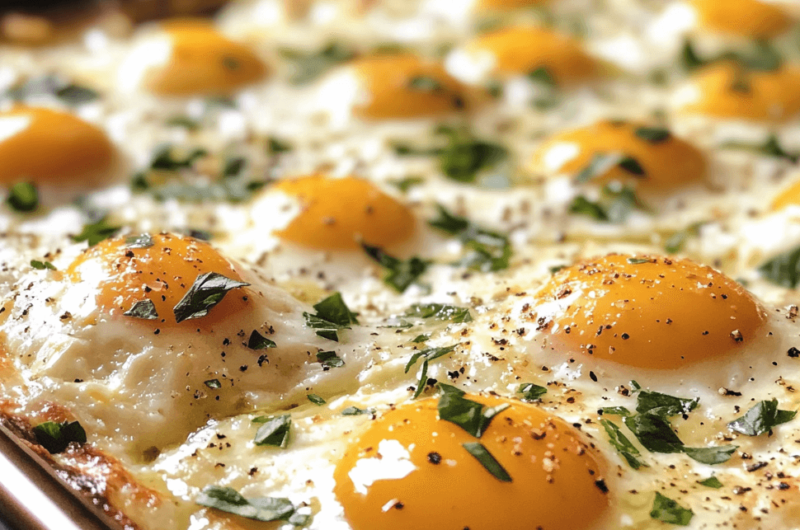 Make Breakfast Easier with Easy Sheet Pan Eggs