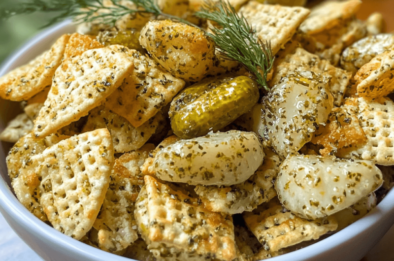 Dill Pickle Chex Mix: The Ultimate Flavorful Snack