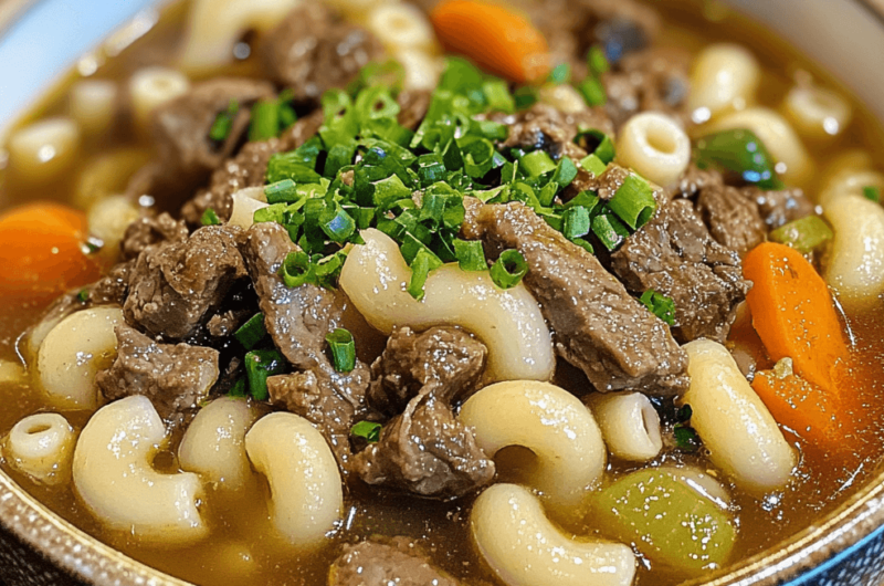 Easy Beef and Macaroni Soup: A Comforting Classic