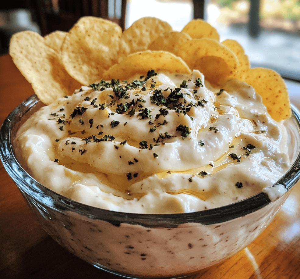 A bowl of Dunkaroo dip, a creamy and colorful dip sprinkled with rainbow confetti, surrounded by cookies and graham crackers for dipping.