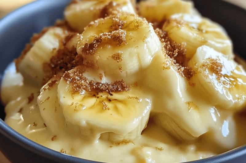 Creamy Banana Dessert: A Light and Tasty Delight