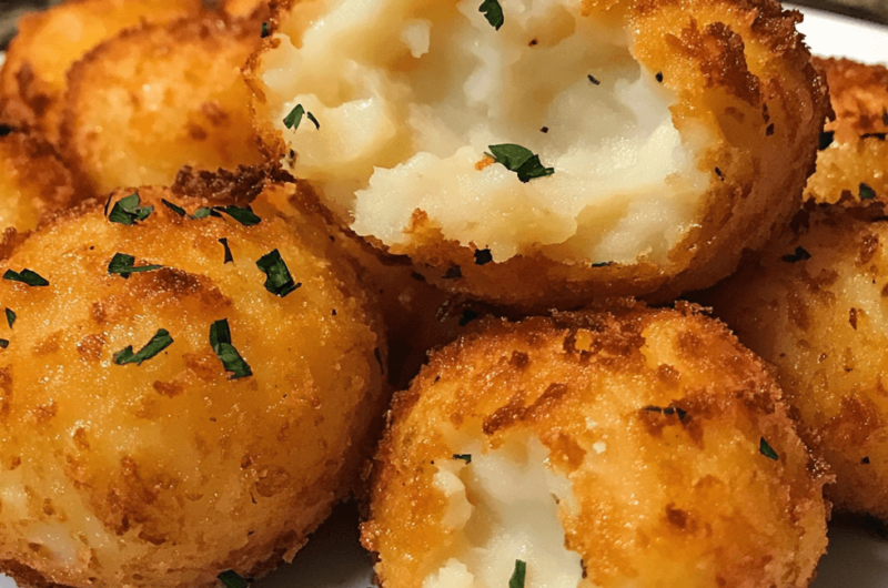 How to Make Delicious Cheesy Mashed Potato Puffs