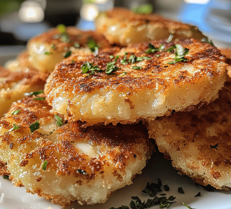 Make irresistible Crispy Potato Patties with this simple recipe! Golden and crunchy on the outside, tender on the inside, they’re the perfect snack or side dish.