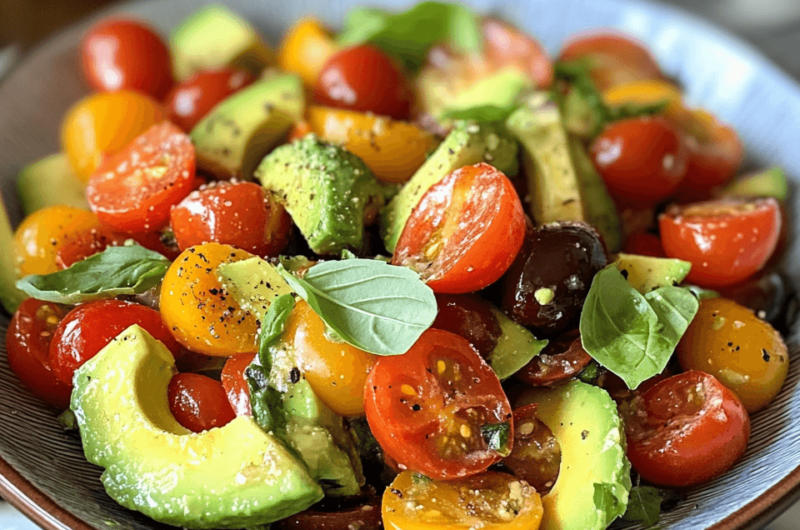 Avocado & Cherry Tomato Salad: A Simple, Flavorful, and Nutrient-Packed Recipe