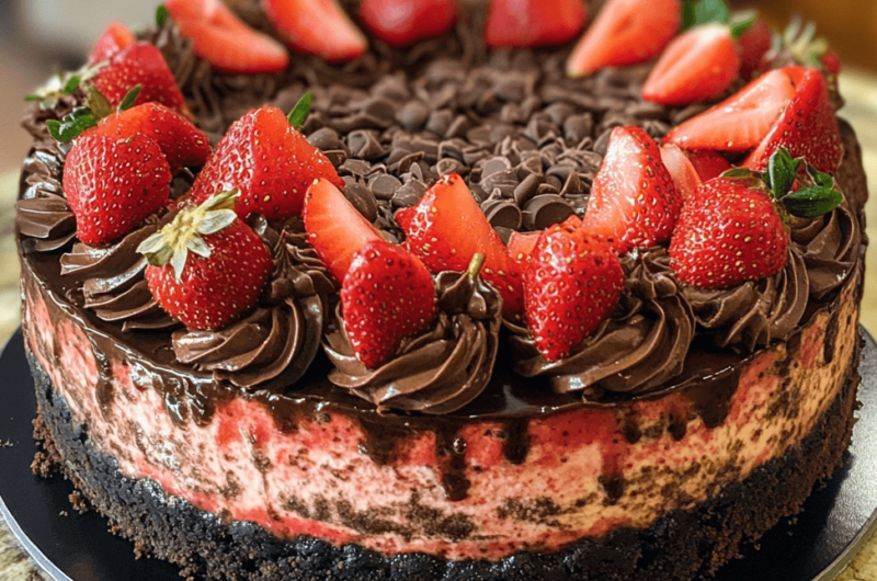 Chocolate Strawberry Cheesecake: A Must-Try Recipe for Special Occasions