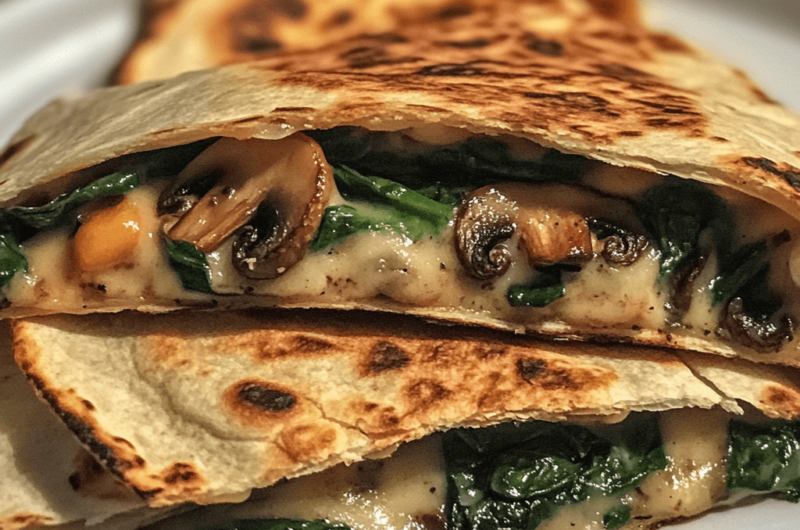 Baked Spinach Mushroom Quesadillas: A Simple, Flavorful, and Nutritious Recipe