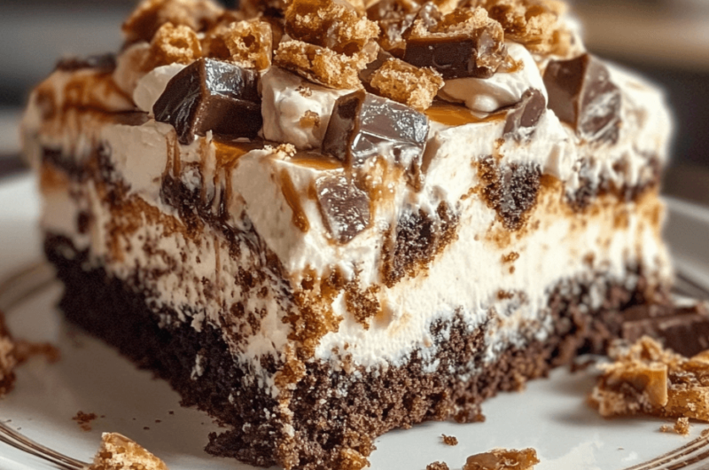 Heath Bar Poke Cake: A Simple and Irresistible Recipe