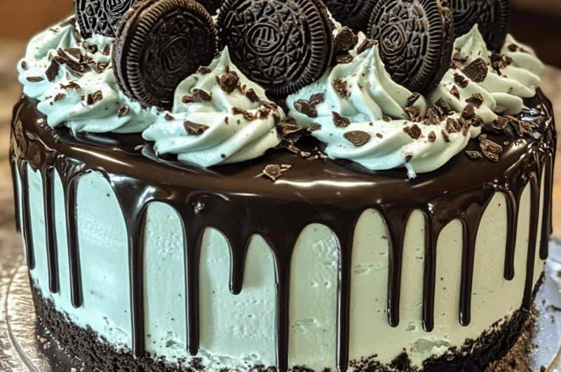 Mint Chocolate Oreo Drip Cake Recipe: A Simple Way to Impress Your Guests