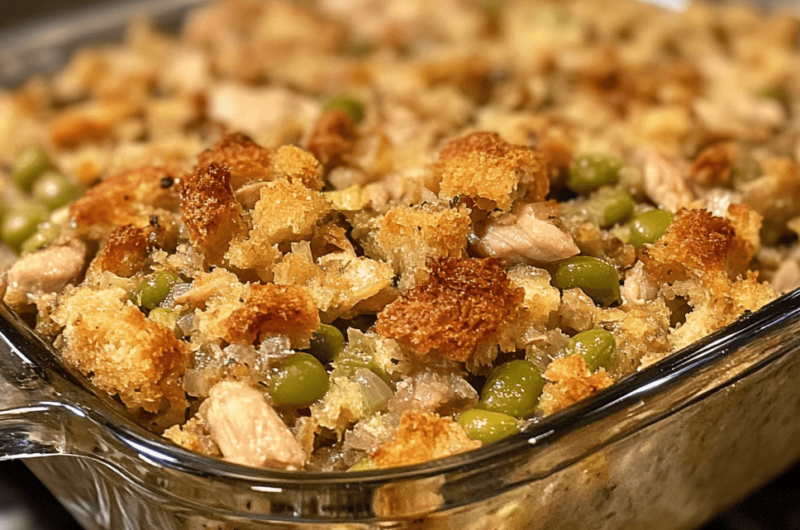 Comfort Food Made Simple: Crockpot Chicken, Stuffing, & Green Bean Casserole