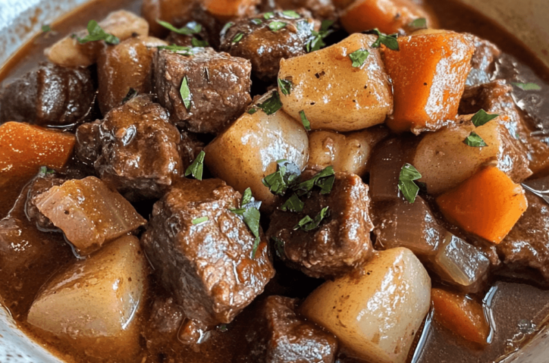 Homemade Old Fashioned Beef Stew Recipe for a Hearty Meal