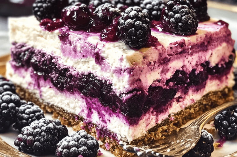 Blackberry Icebox Cake: The Ultimate Dessert for Hot Summer Days