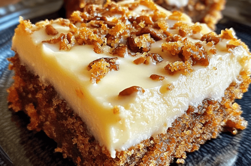 Carrot Cake Bars with Cream Cheese Frosting: The Ultimate Dessert