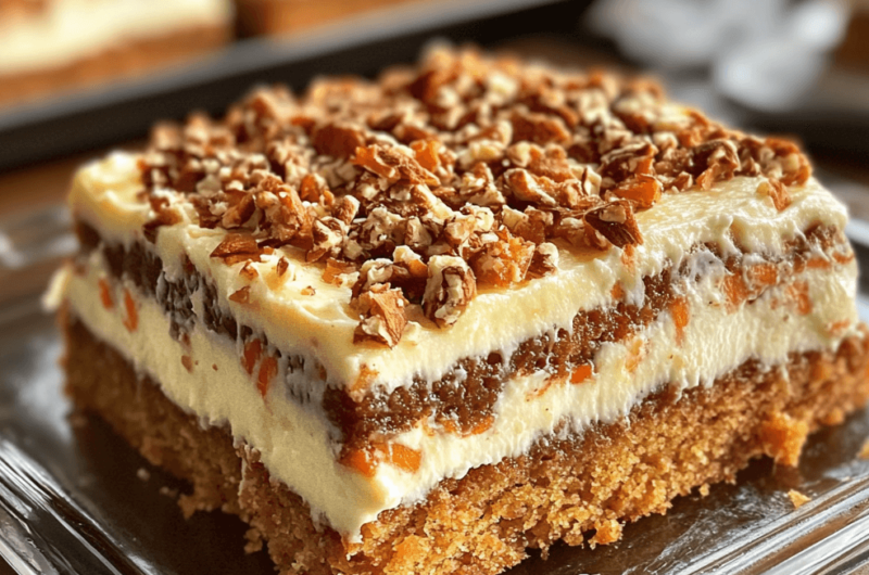 The Best Carrot Cake Tray Bake You’ll Ever Taste