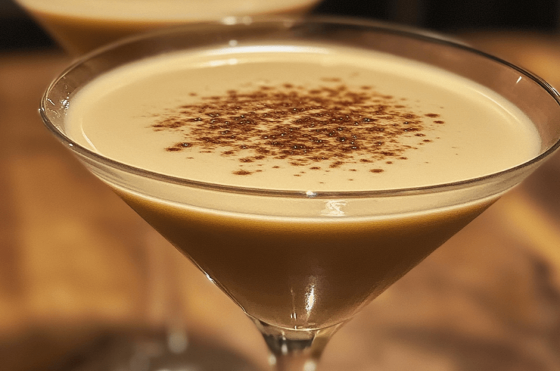 The Best Caramel Brûlée Latte Martini You’ll Ever Sip