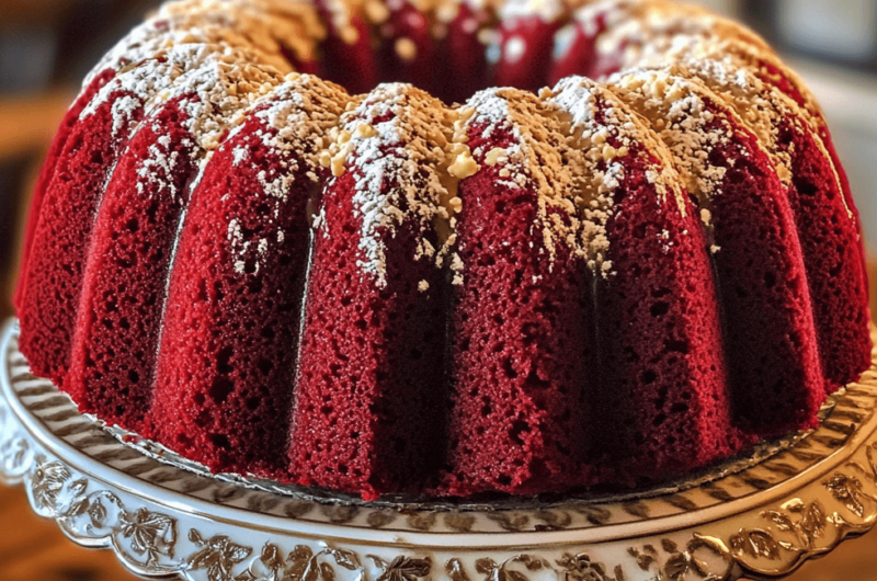 The Best Homemade Red Velvet Pound Cake You’ll Ever Bake