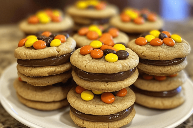 How to Make Peanut Butter-Stuffed Mini Cookies with Reese's Pieces