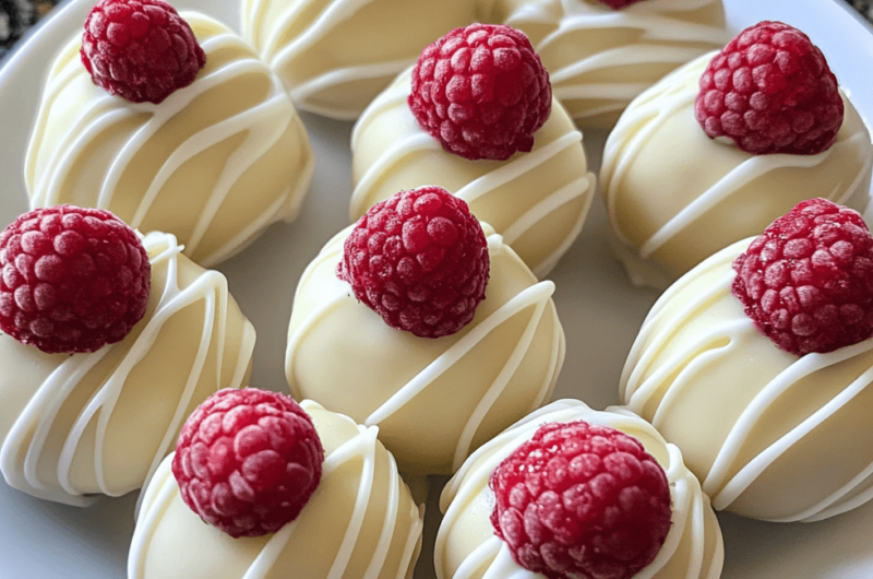 White Chocolate Raspberry Cheesecake Balls: Your New Favorite Dessert Bite