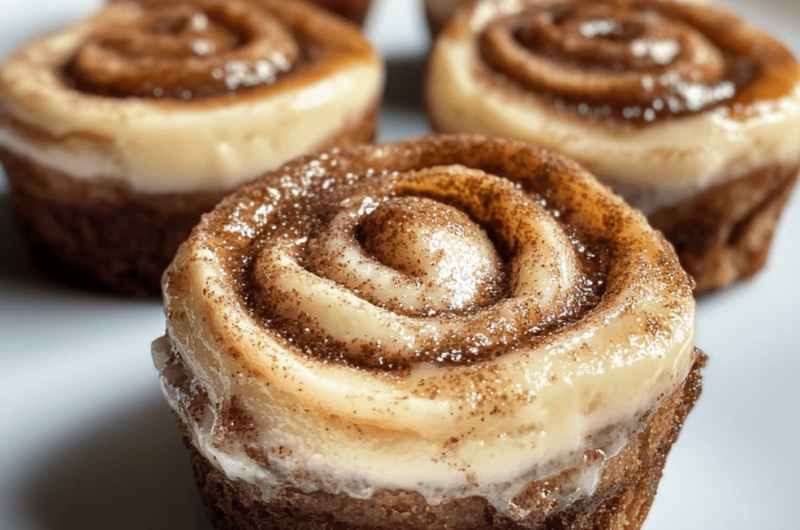 Cinnamon Roll Mini Cheesecakes: Your New Go-To Mini Dessert Recipe